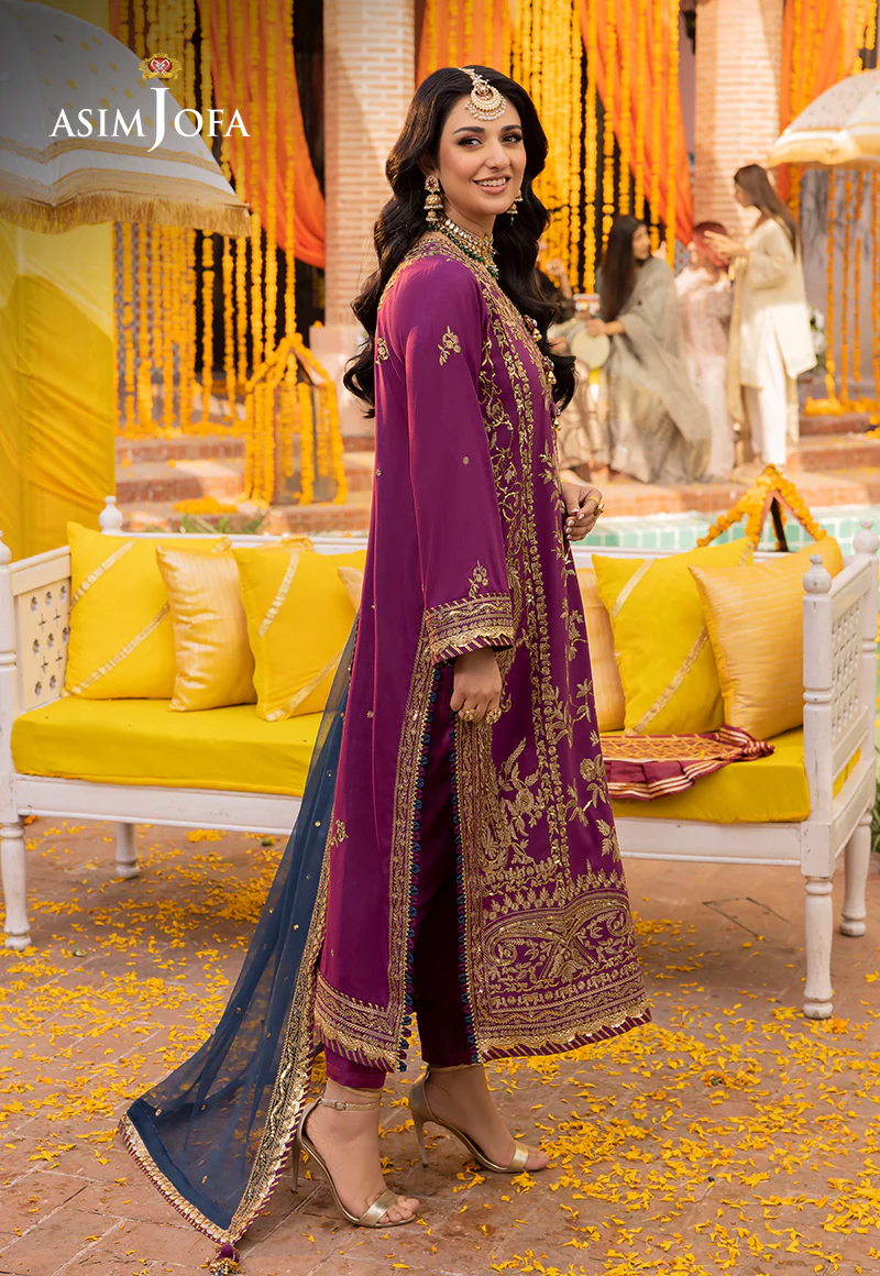 AJDA-07 EMBROIDERED LAWN SILK 3 PCS - Image 4