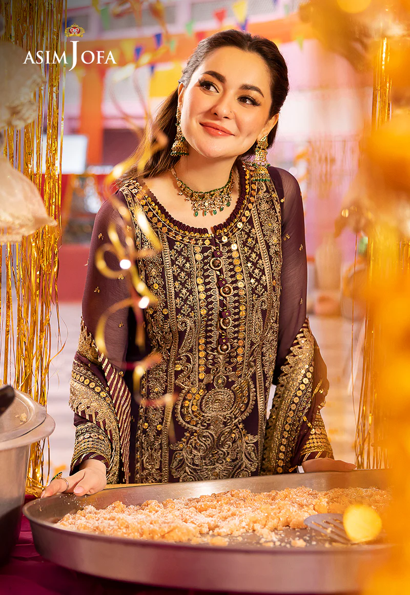 AJDA-21 EMBROIDERED CHIFFON 3 PCS - Image 11