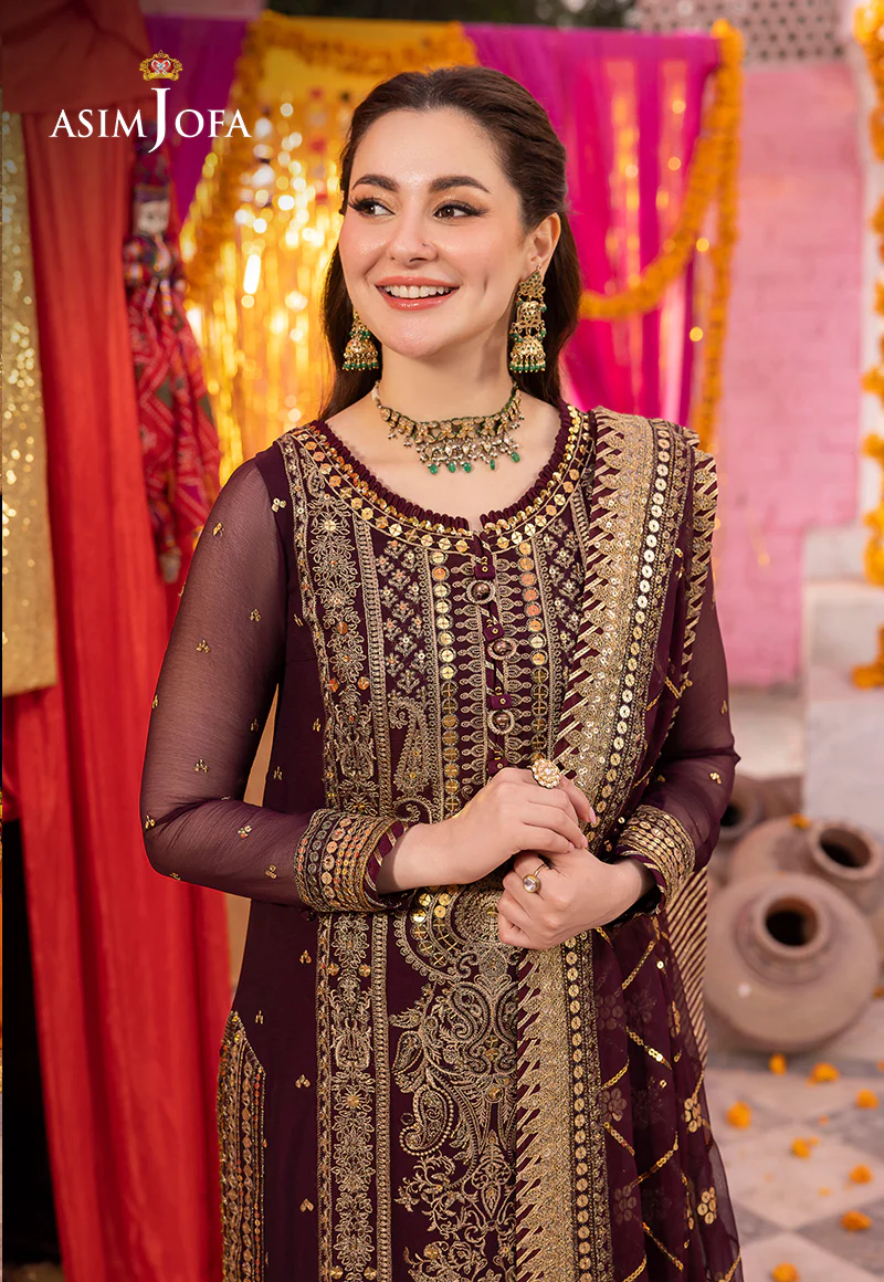AJDA-21 EMBROIDERED CHIFFON 3 PCS - Image 6