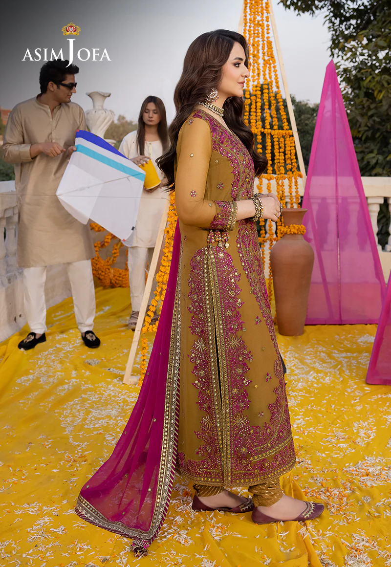 AJDA-22 EMBROIDERED CHIFFON 3 PCS - Image 5