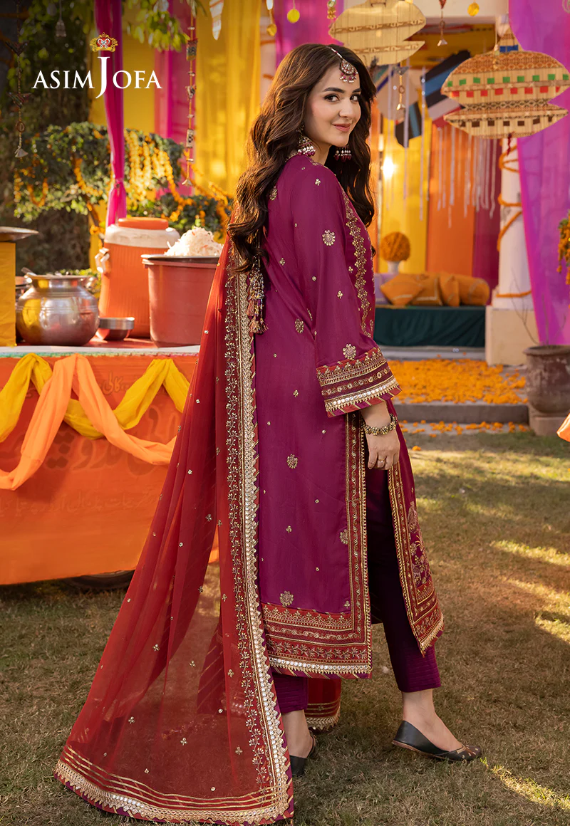 AJDA-27 EMBROIDERED LAWN SILK 3 PCS - Image 2