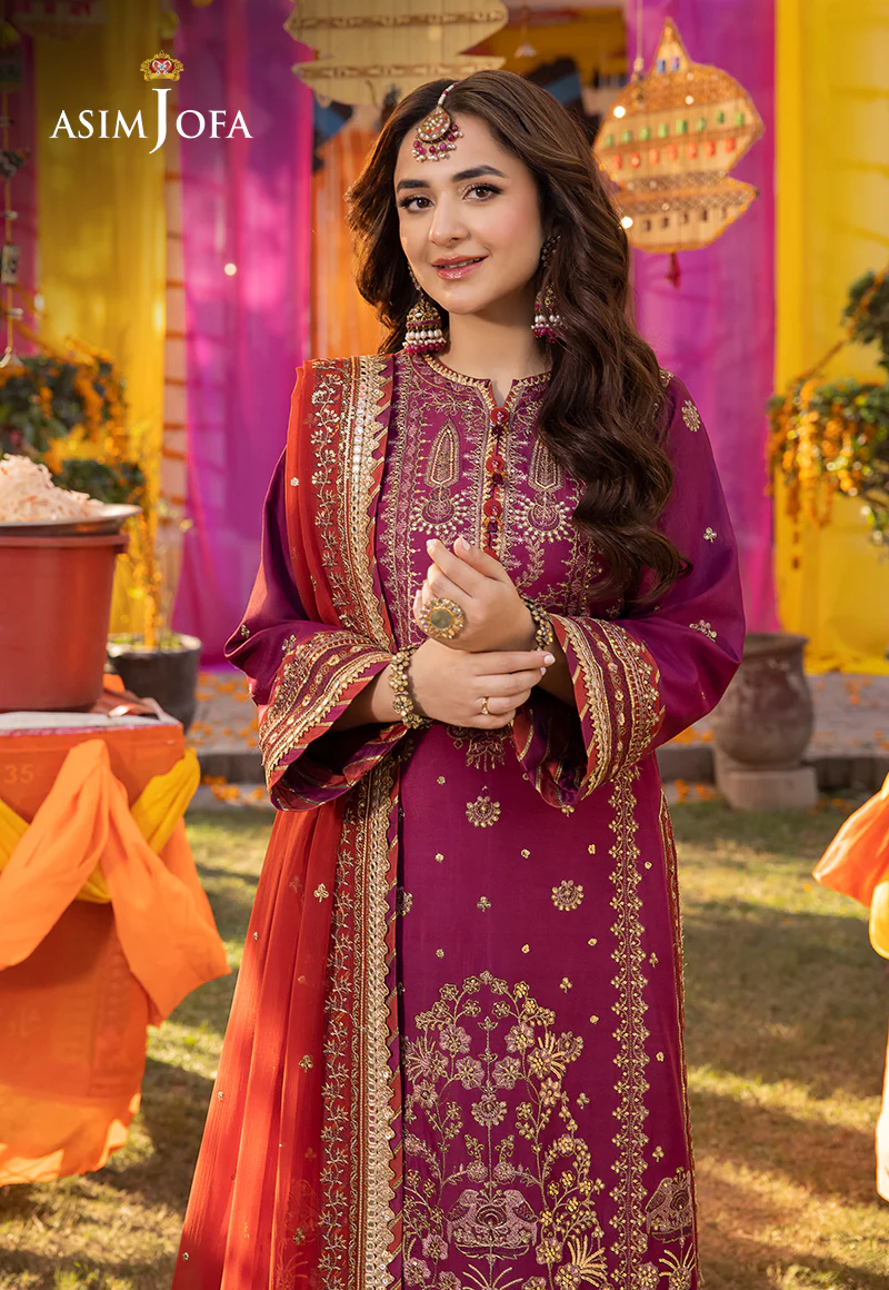 AJDA-27 EMBROIDERED LAWN SILK 3 PCS - Image 5