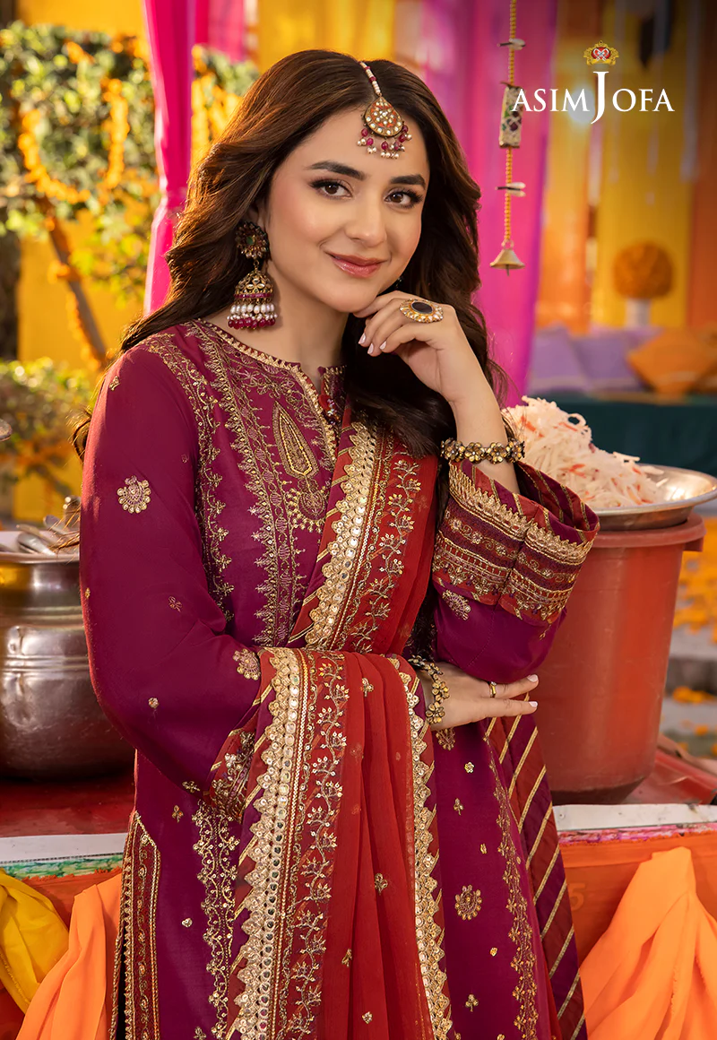 AJDA-27 EMBROIDERED LAWN SILK 3 PCS - Image 7