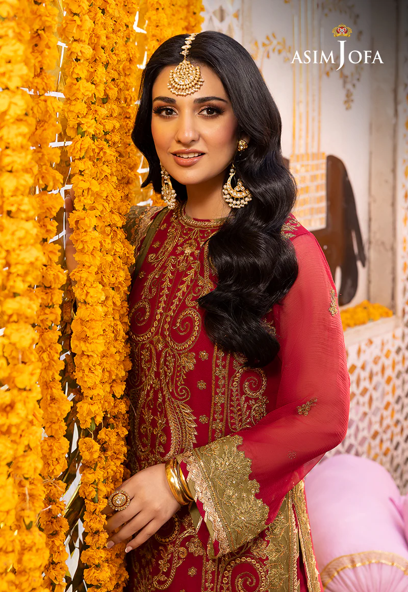 AJDA-29 EMBROIDERED CHIFFON 3 PCS - Image 10