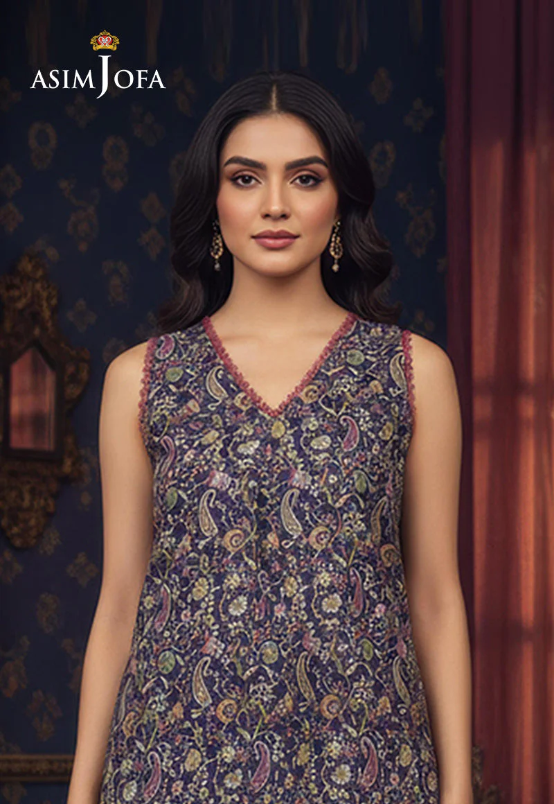 AJDSAI-551 PRINTED LAWN STITCHED 1 PC - Image 2