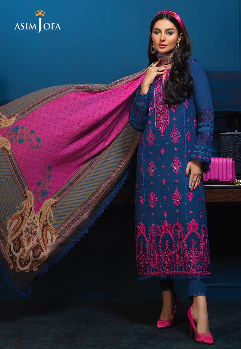 AJE-01 EMBROIDERED ORGANZA 3 PCS - Image 10