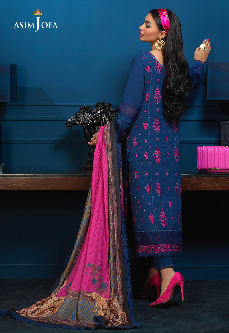 AJE-01 EMBROIDERED ORGANZA 3 PCS - Image 12