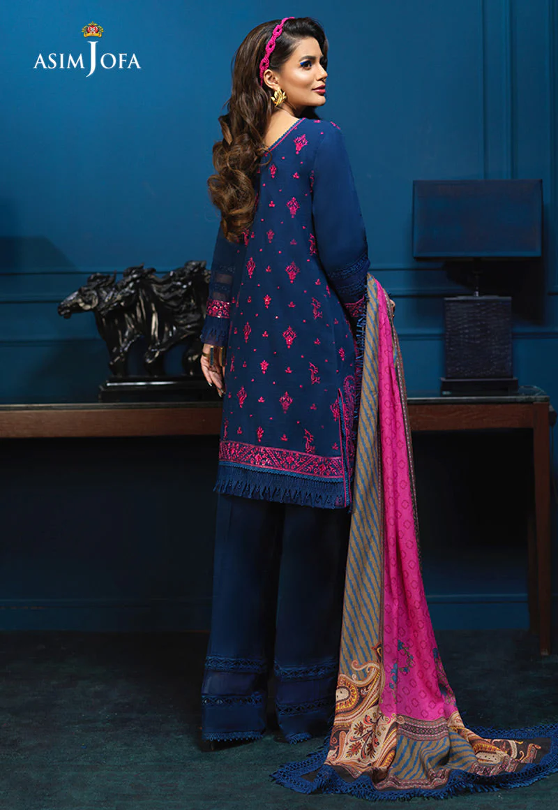 AJE-01 EMBROIDERED ORGANZA 3 PCS - Image 6