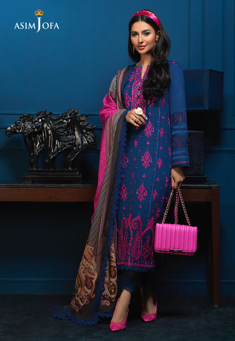 AJE-01 EMBROIDERED ORGANZA 3 PCS - Image 9
