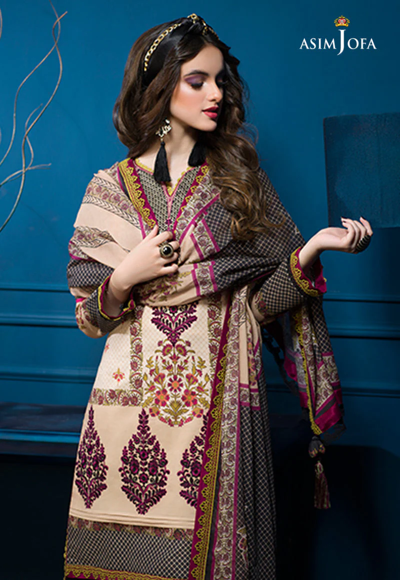AJE-02 EMBROIDERED CAMBRIC 3 PCS - Image 11