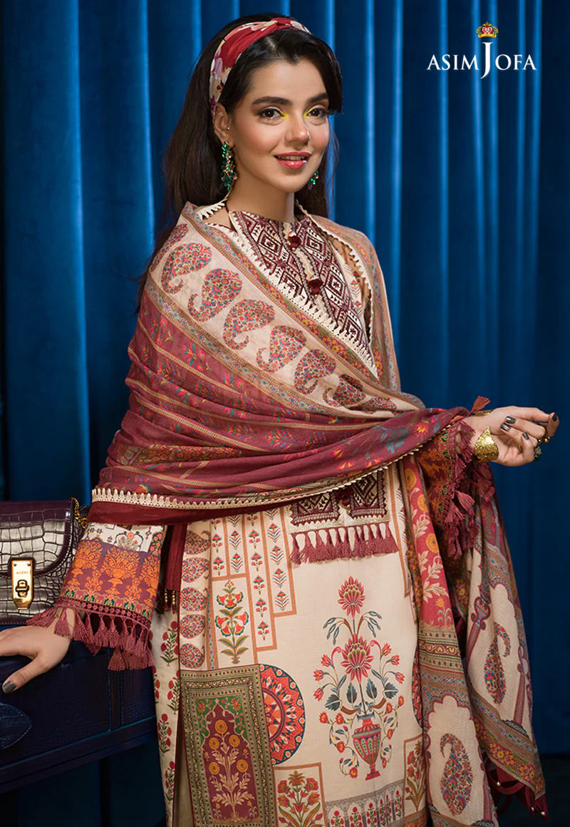 AJE-09 EMBROIDERED CAMBRIC 3 PCS - Image 11