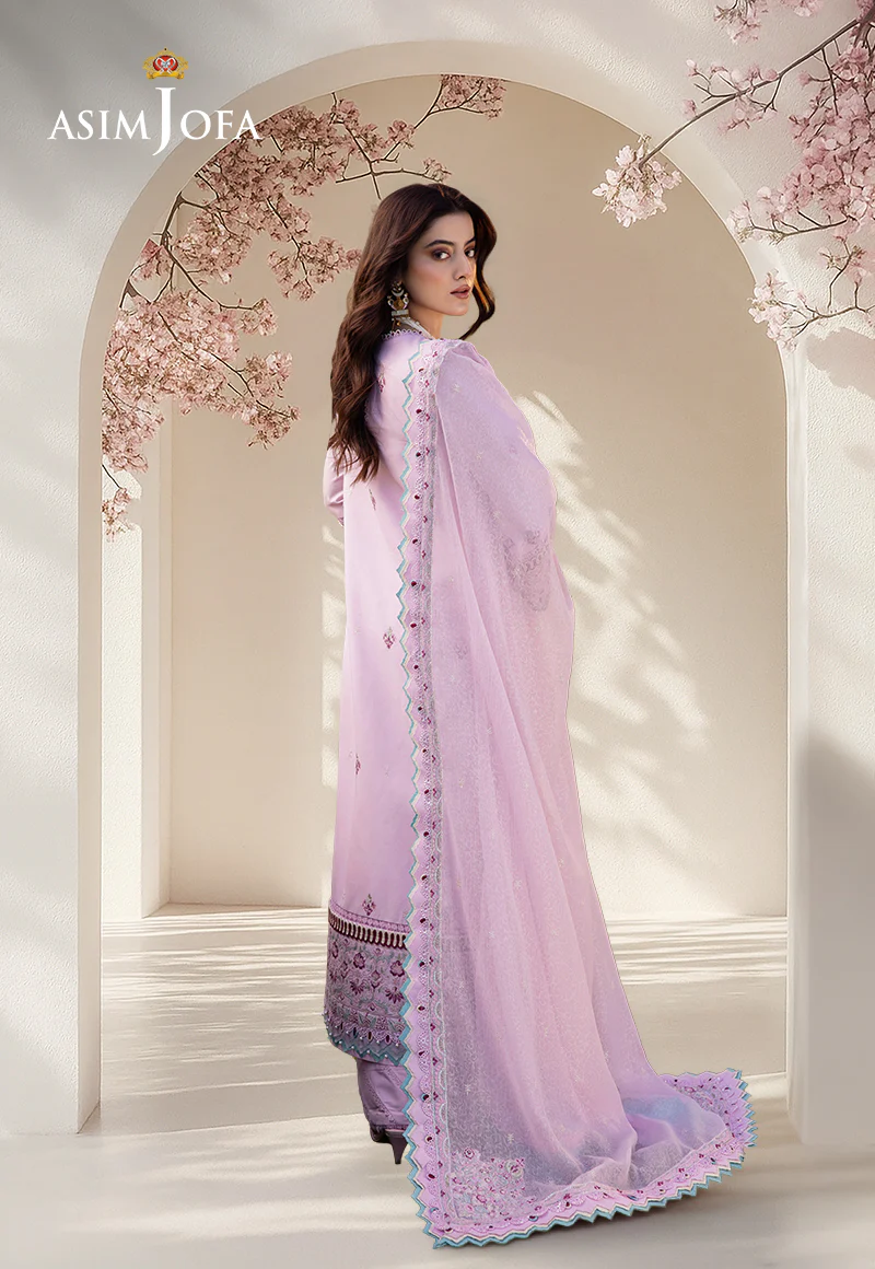 AJELL-09 EMBROIDERED LAWN 3 PCS - Image 2