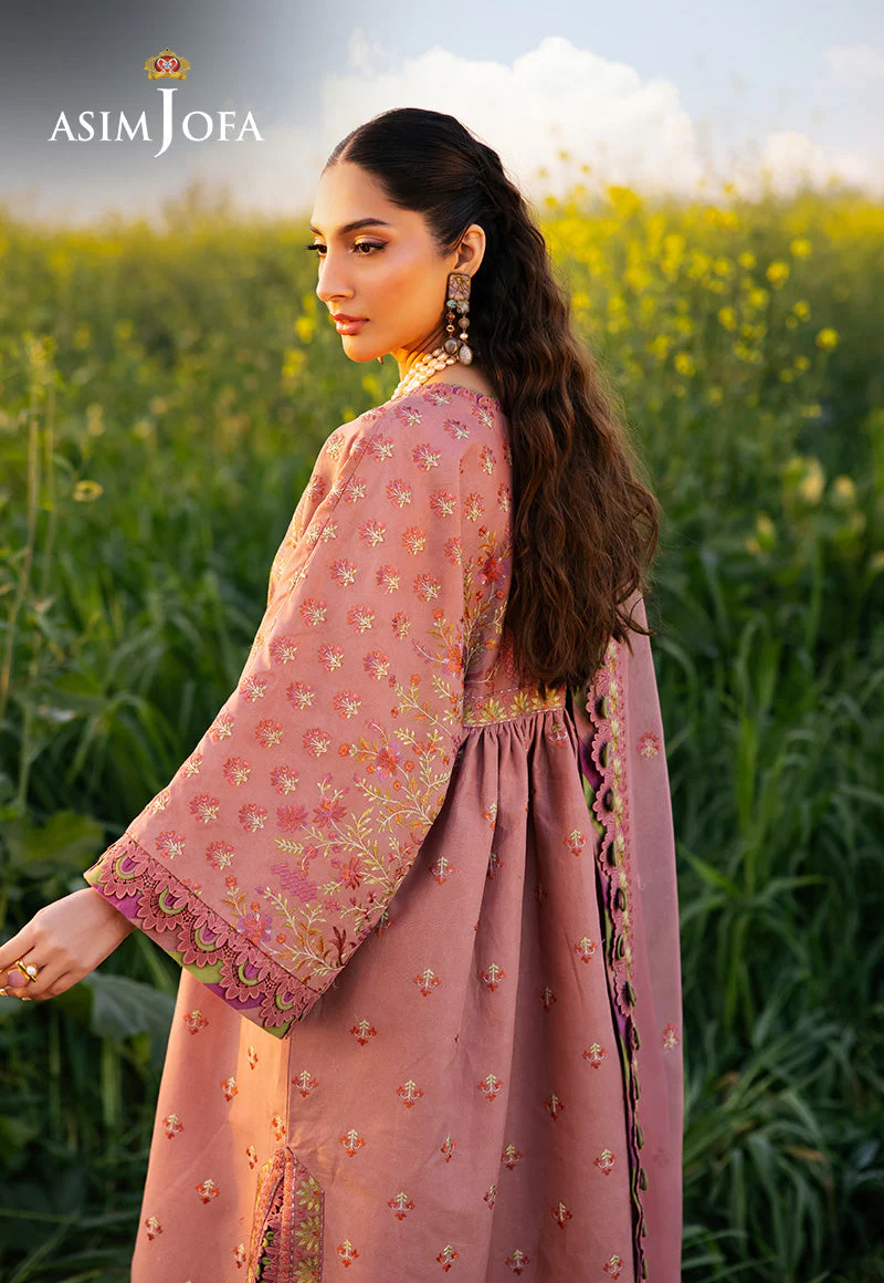 AJELLD-16 EMBROIDERED LAWN Stitched 3PCS - Image 8
