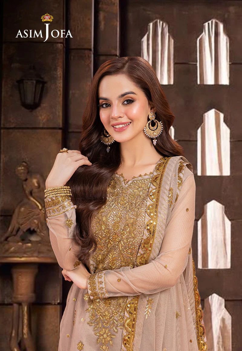 AJEMD-06 EMBROIDERED NET STITCHED 3 PCS - Image 3