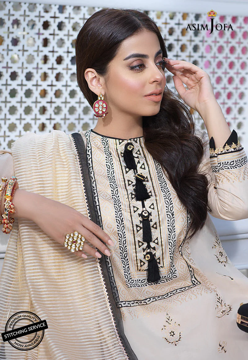 AJFC-05 PRINTED LAWN 3 PCS - Image 4