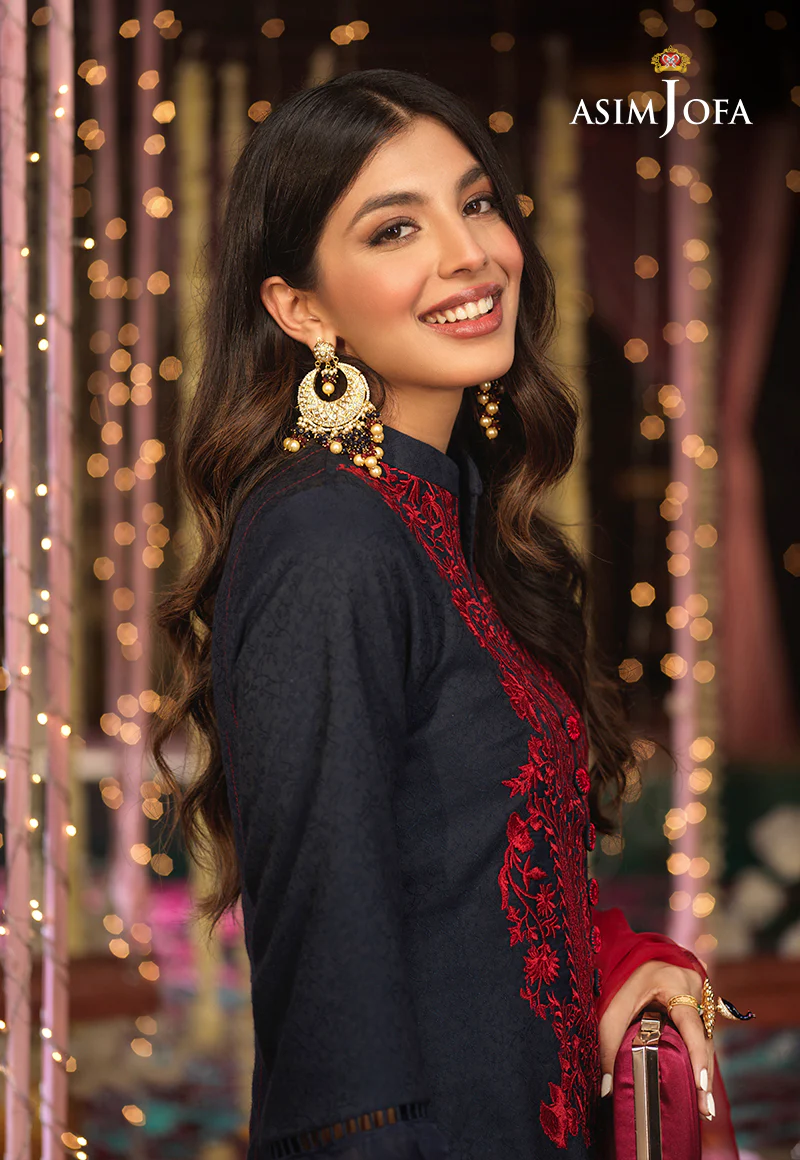 AJFC-13 EMBROIDERED COTTON JACQUARD 3 PCS - Image 4