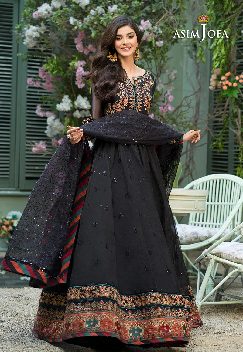 AJFC-38 EMBROIDERED ORGANZA 3 PCS - Image 6