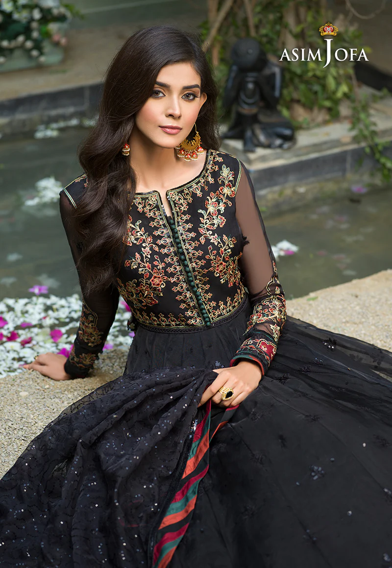AJFC-38 EMBROIDERED ORGANZA 3 PCS - Image 8