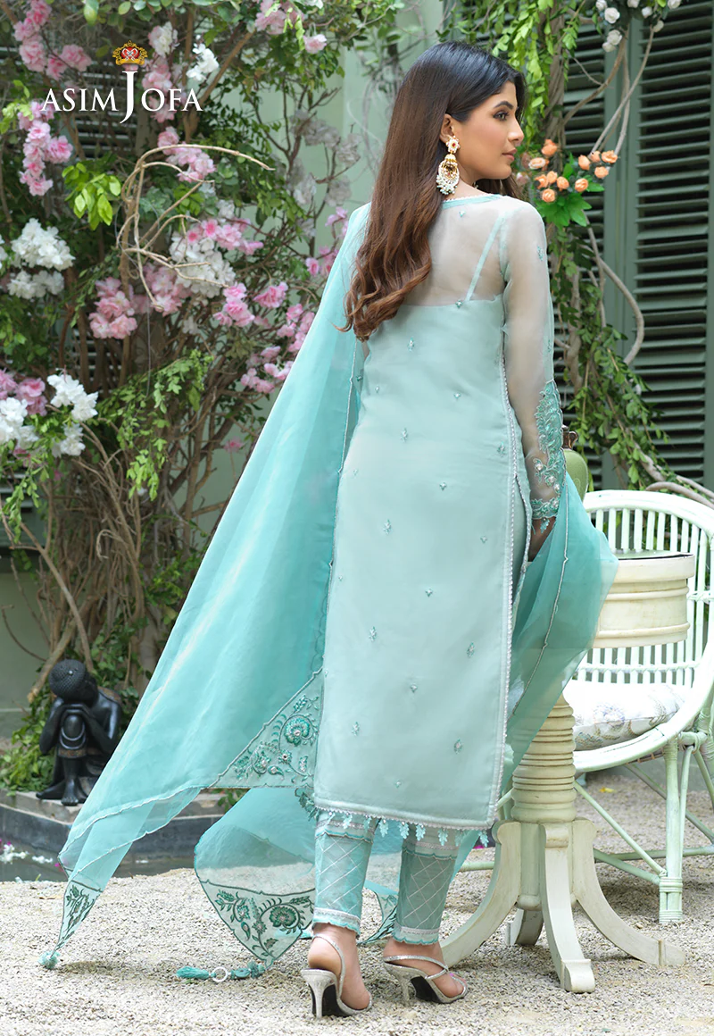 AJFC-39 EMBROIDERED ORGANZA 3 PCS - Image 2