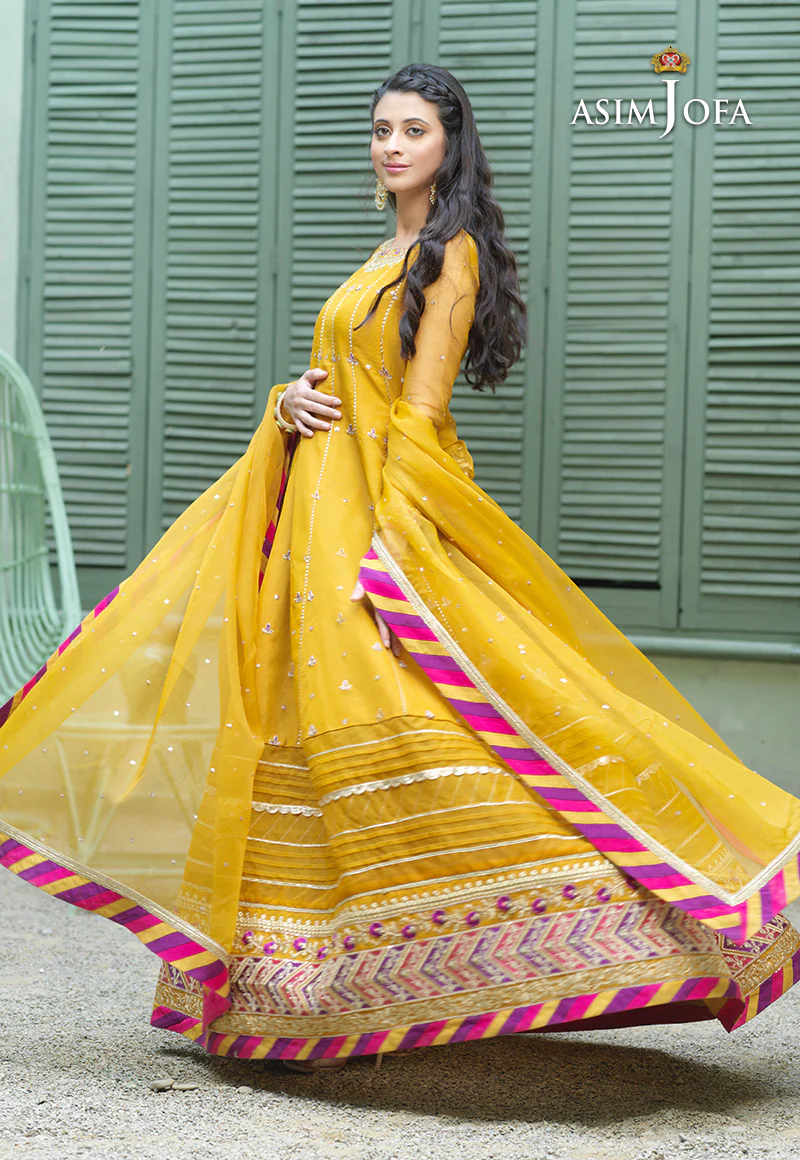 AJFC-42 EMBROIDERED ORGANZA 3 PCS - Image 4