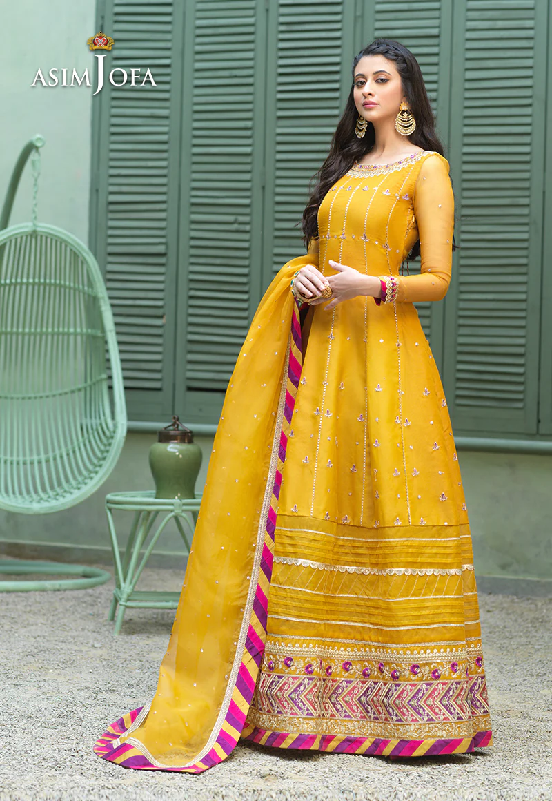 AJFC-42 EMBROIDERED ORGANZA 3 PCS - Image 9