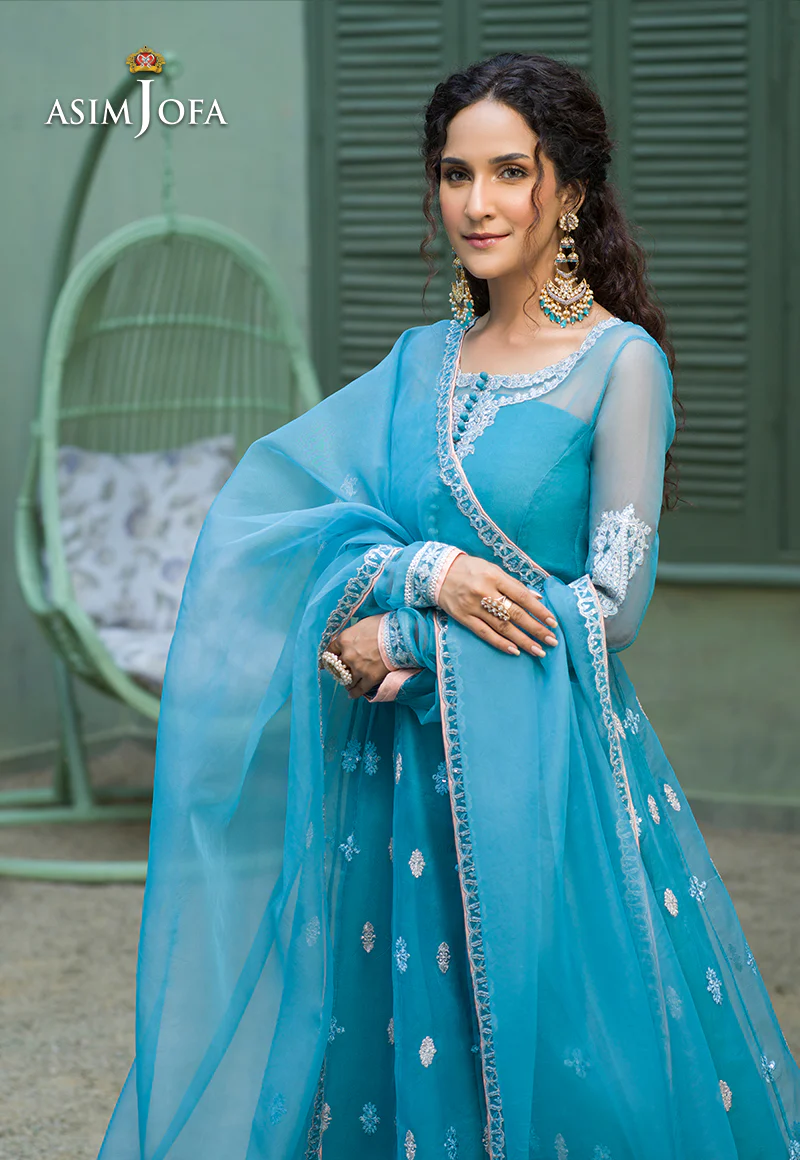 AJFC-43 EMBROIDERED ORGANZA 3 PCS - Image 6