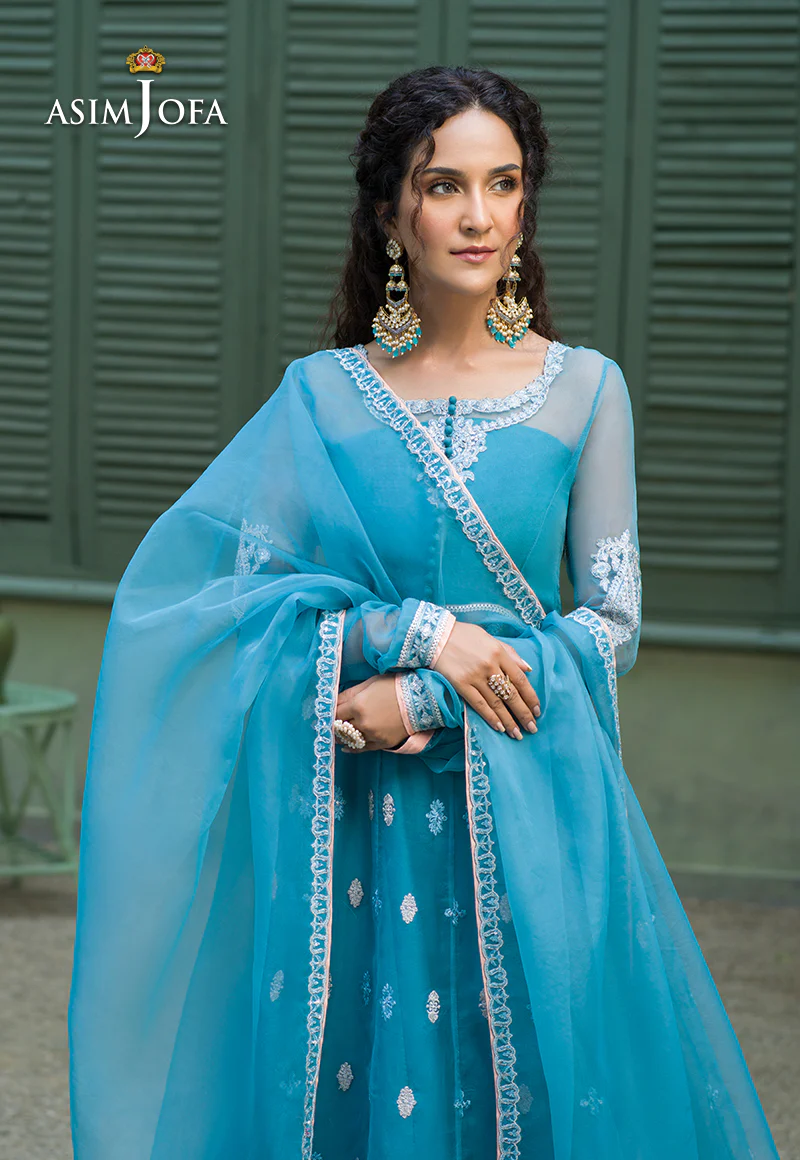 AJFC-43 EMBROIDERED ORGANZA 3 PCS - Image 7