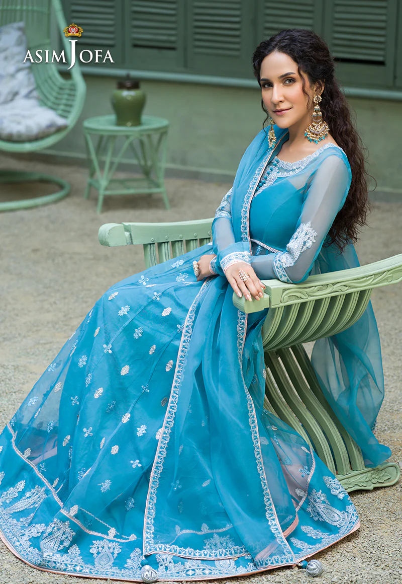 AJFC-43 EMBROIDERED ORGANZA 3 PCS - Image 8