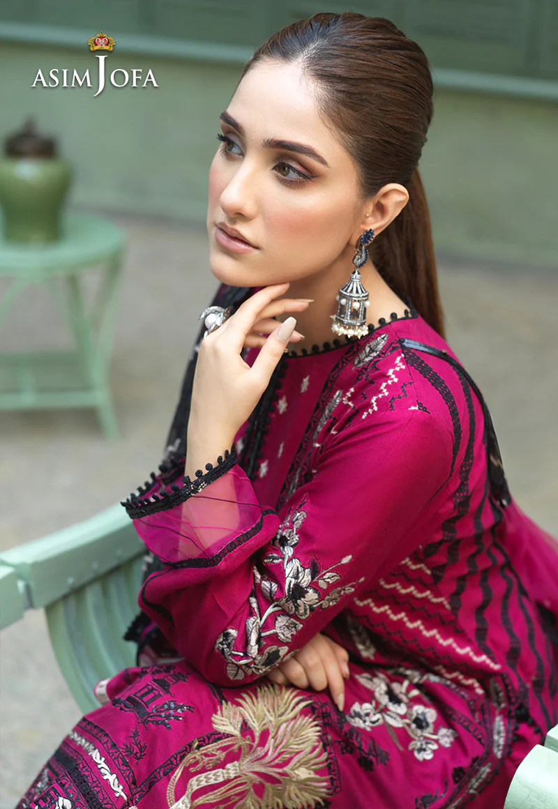 AJFC-44 EMBROIDERED COTTON NET 3 PCS - Image 10