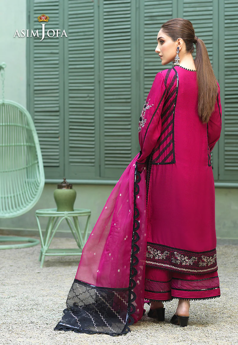 AJFC-44 EMBROIDERED COTTON NET 3 PCS - Image 5