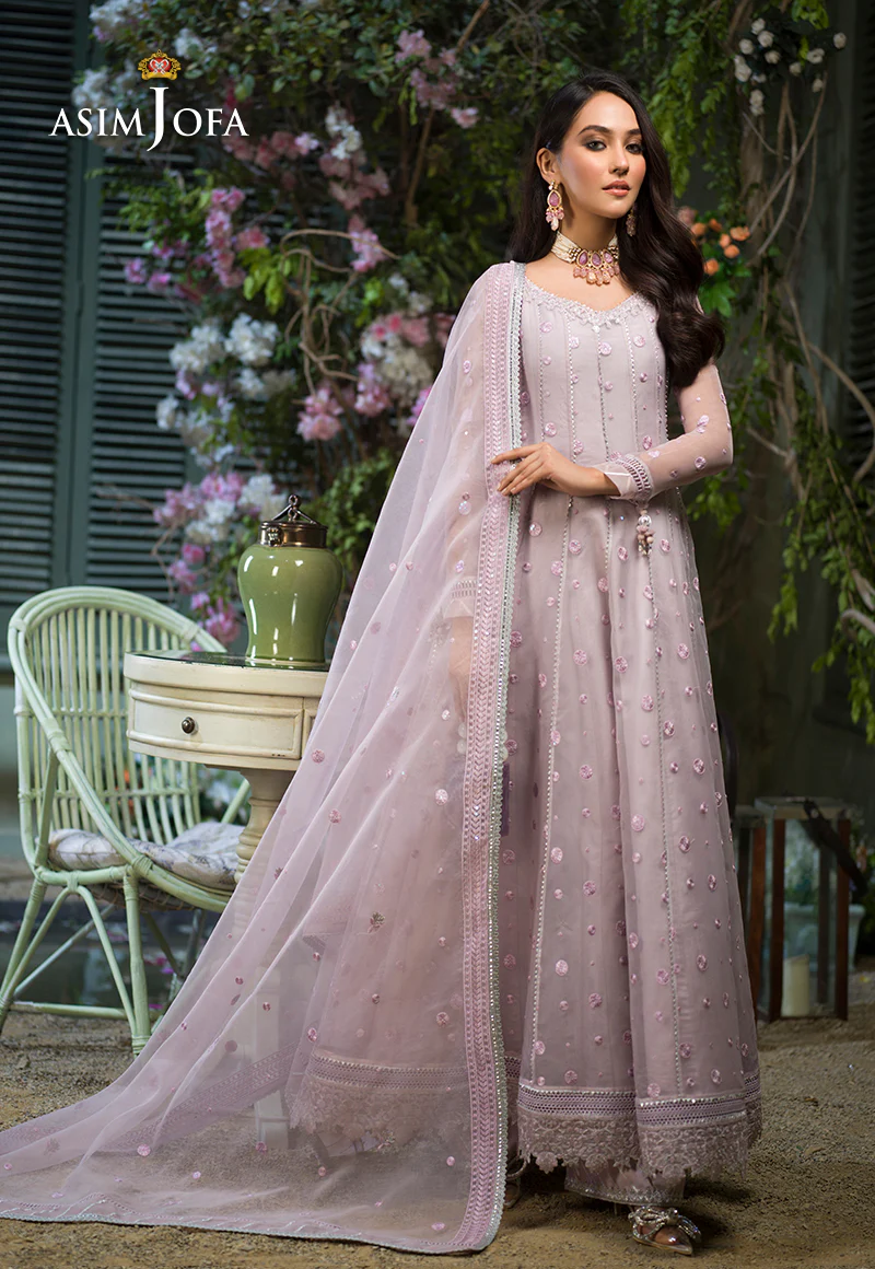 AJFC-45 EMBROIDERED ORGANZA 3 PCS - Image 10