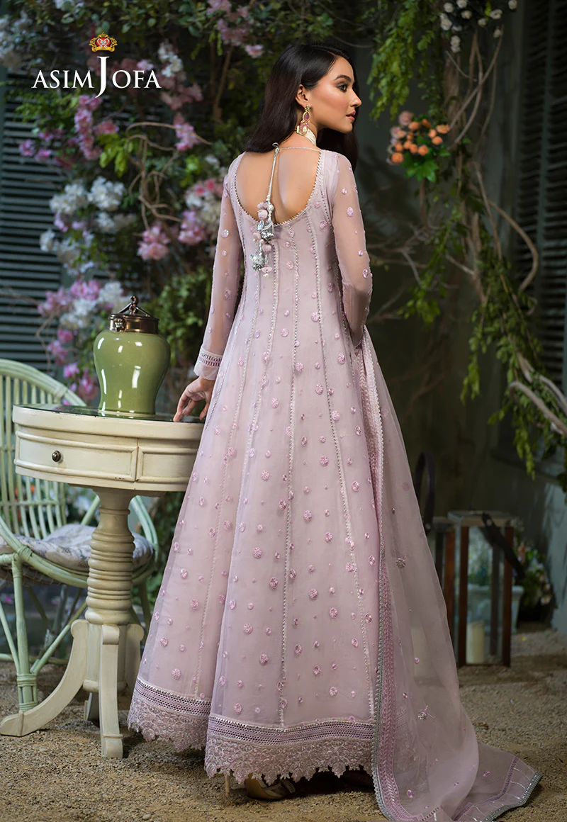 AJFC-45 EMBROIDERED ORGANZA 3 PCS - Image 2
