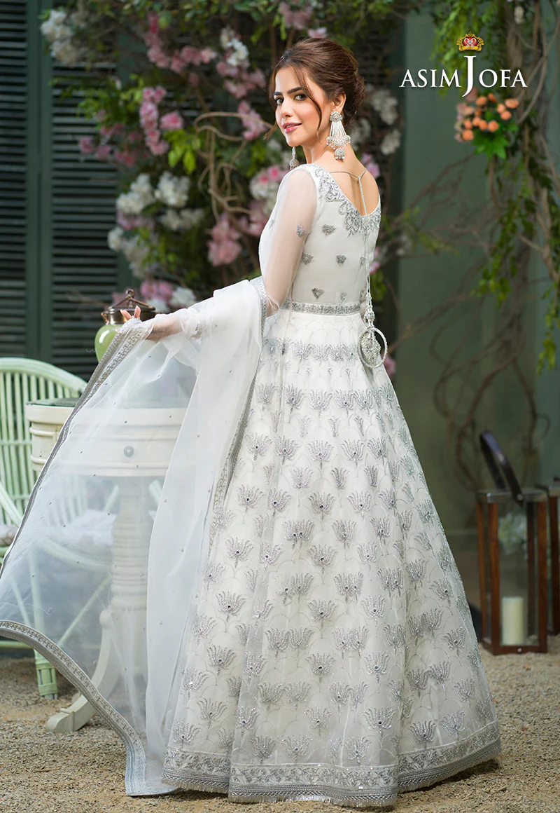 AJFC-49 EMBROIDERED ORGANZA 3 PCS - Image 2