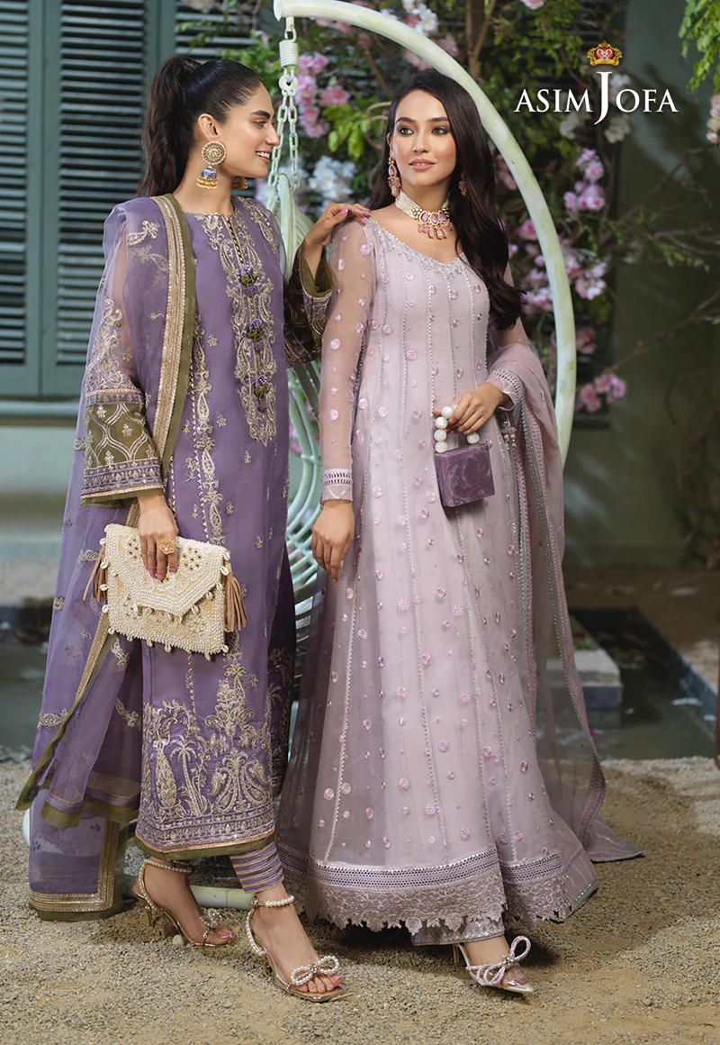 AJFC-51 EMBROIDERED ORGANZA 3 PCS - Image 11