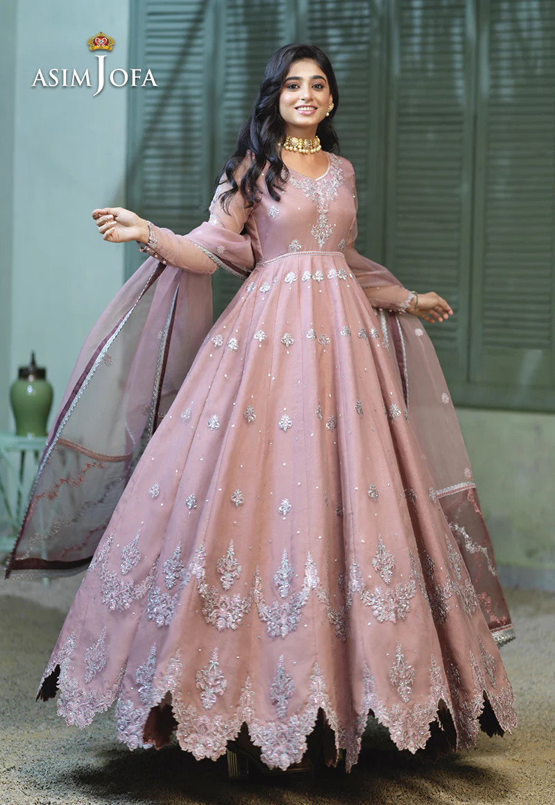 AJFC-54 EMBROIDERED ORGANZA 3 PCS - Image 8