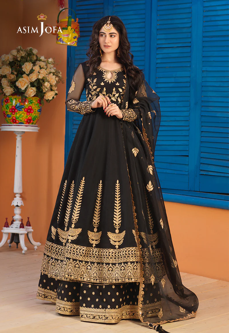 AJFC-65 EMBROIDERED ORGANZA 3 PCS - Image 4