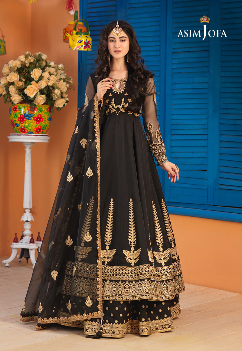 AJFC-65 EMBROIDERED ORGANZA 3 PCS - Image 7