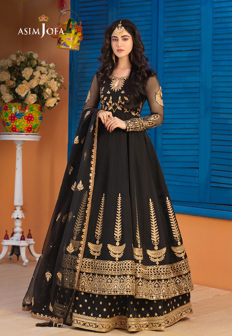 AJFC-65 EMBROIDERED ORGANZA 3 PCS - Image 8