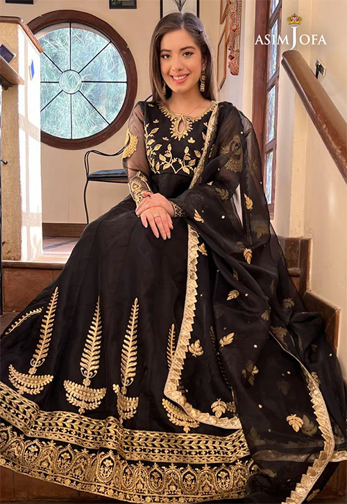AJFC-65 EMBROIDERED ORGANZA 3 PCS - Image 9