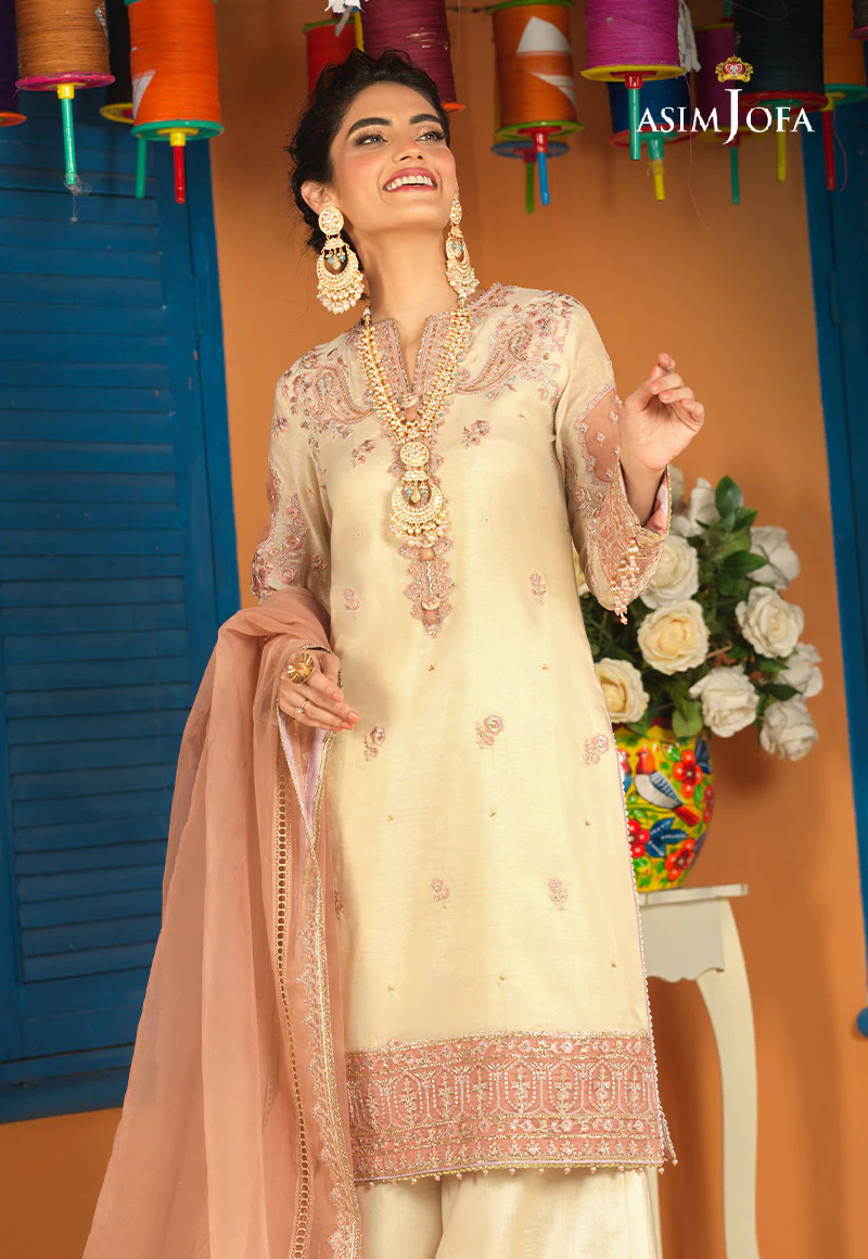 AJFC-74 EMBROIDERED ORGANZA 3 PCS - Image 3