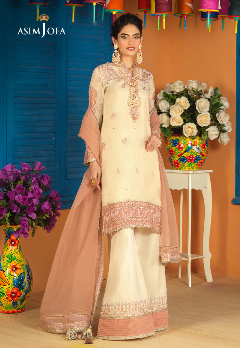 AJFC-74 EMBROIDERED ORGANZA 3 PCS - Image 5