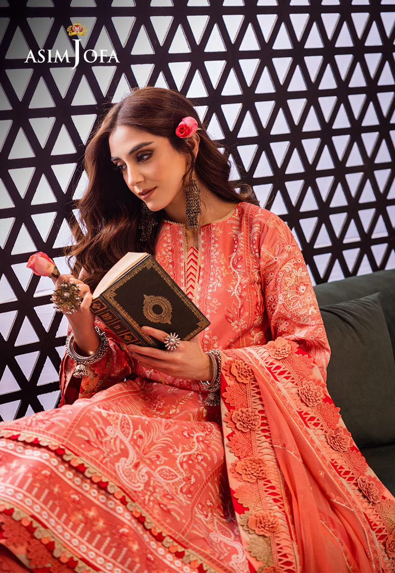 AJFI-07 EMBROIDERED LAWN 3 PCS - Image 15