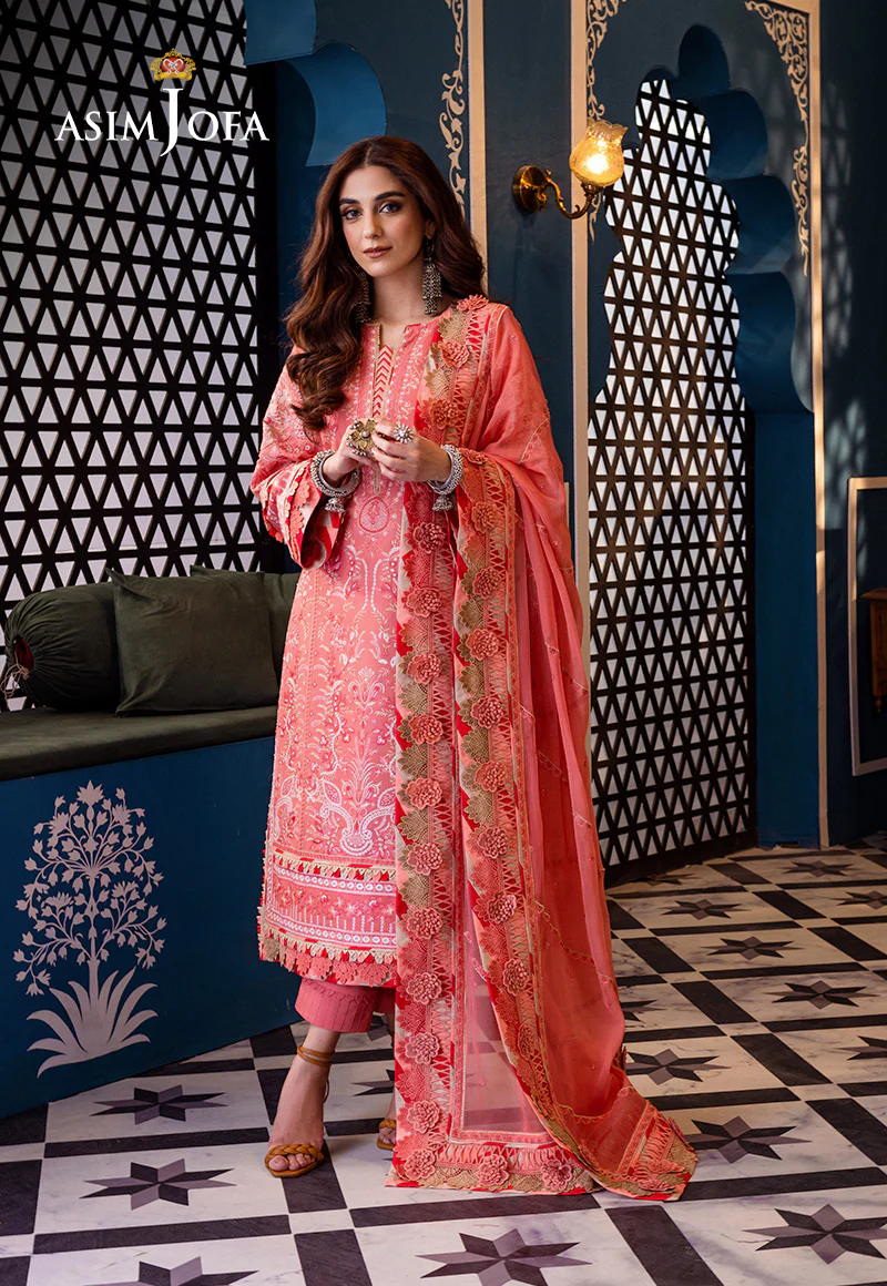 AJFI-07 EMBROIDERED LAWN 3 PCS - Image 7