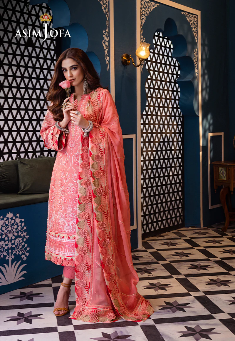 AJFI-07 EMBROIDERED LAWN 3 PCS - Image 8