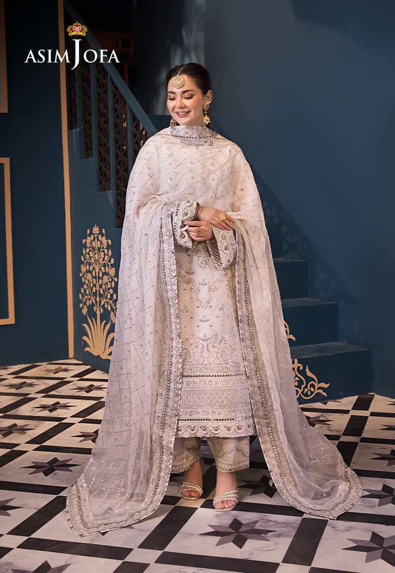AJFI-08 EMBROIDERED LAWN 3 PCS - Image 6