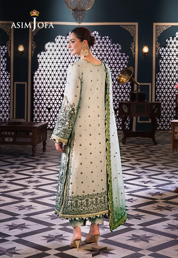 AJFI-28 EMBROIDERED LAWN 3 PCS - Image 2