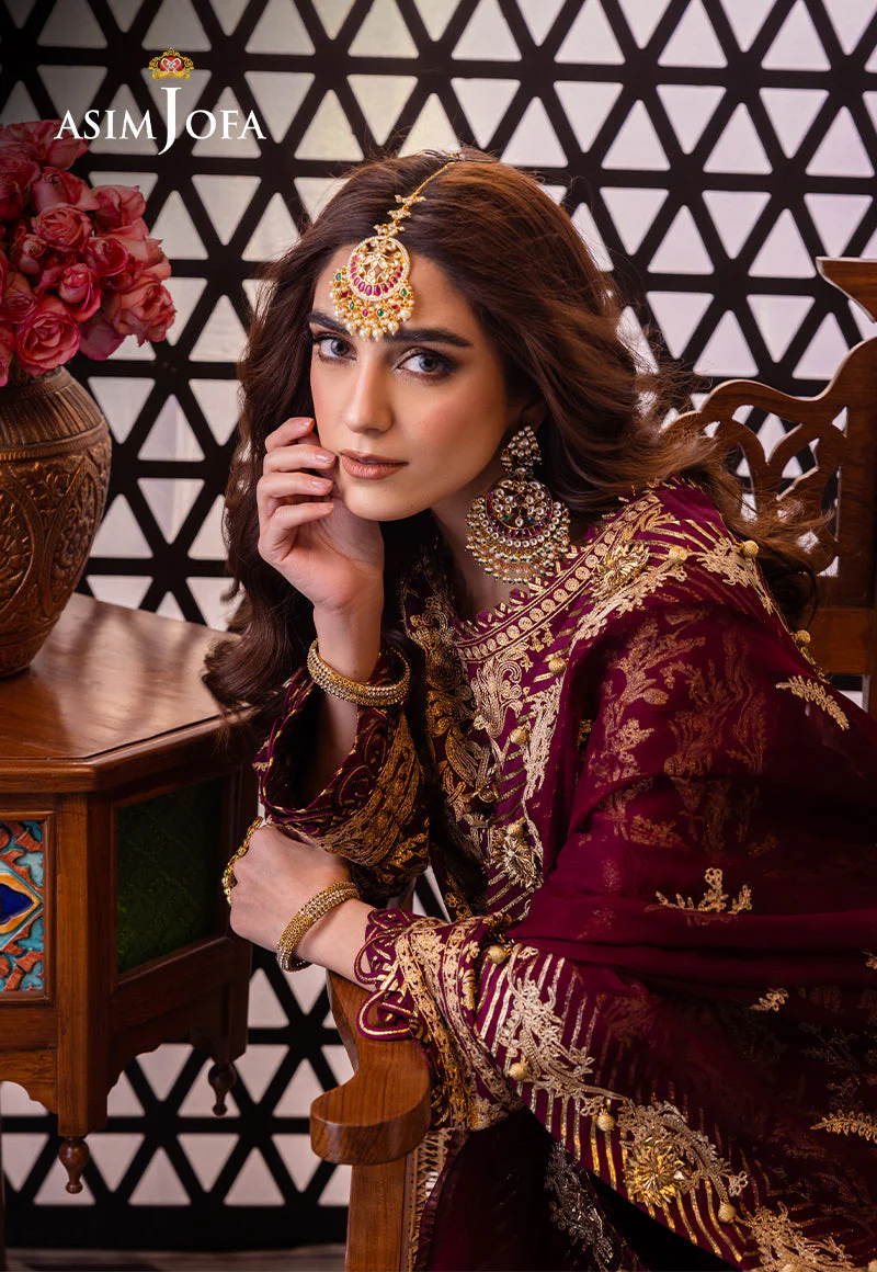 AJFID-03 EMBROIDERED LAWN STITCHED 3 PCS - Image 10
