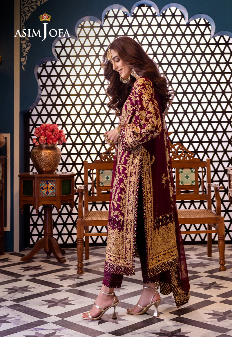 AJFID-03 EMBROIDERED LAWN STITCHED 3 PCS - Image 3