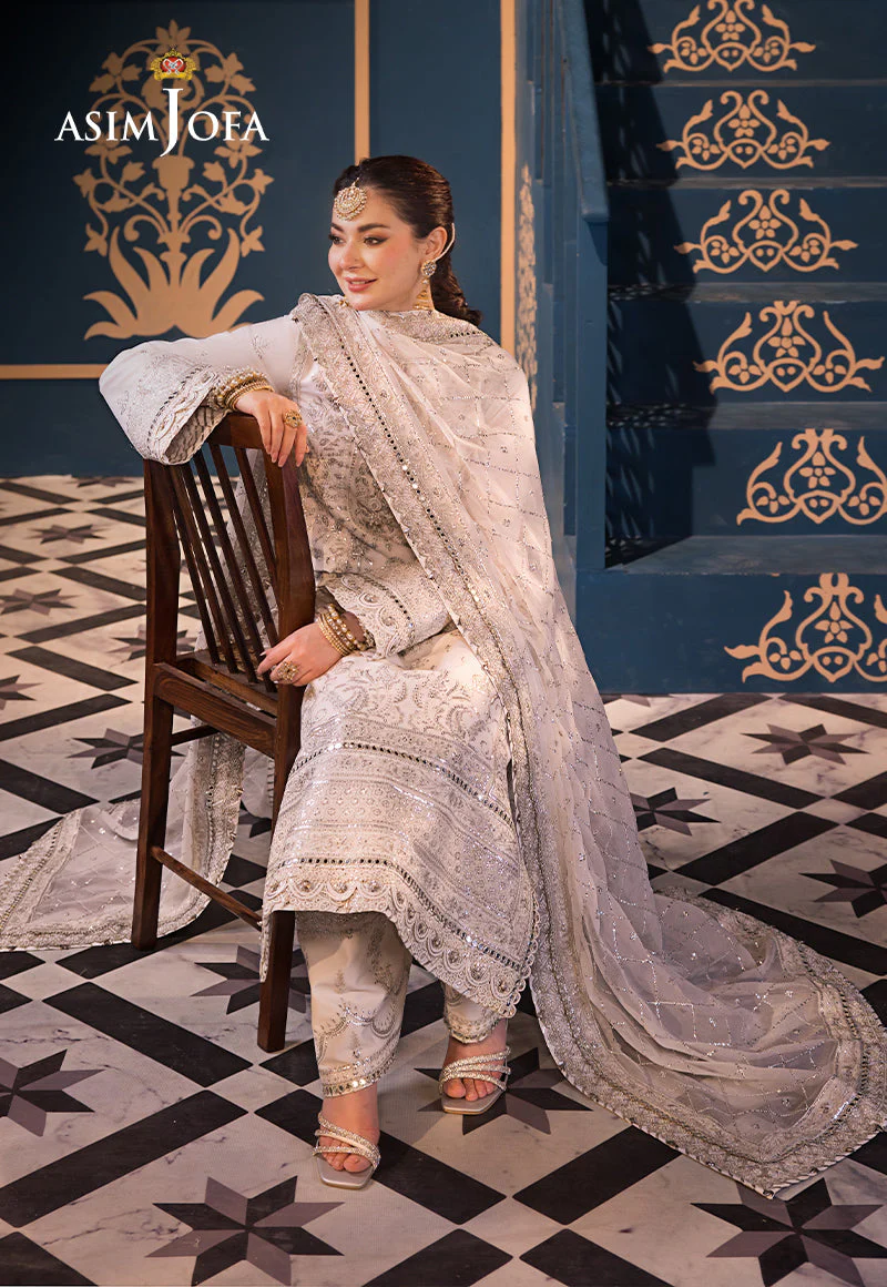 AJFID-08 EMBROIDERED LAWN STITCHED 3 PCS - Image 11