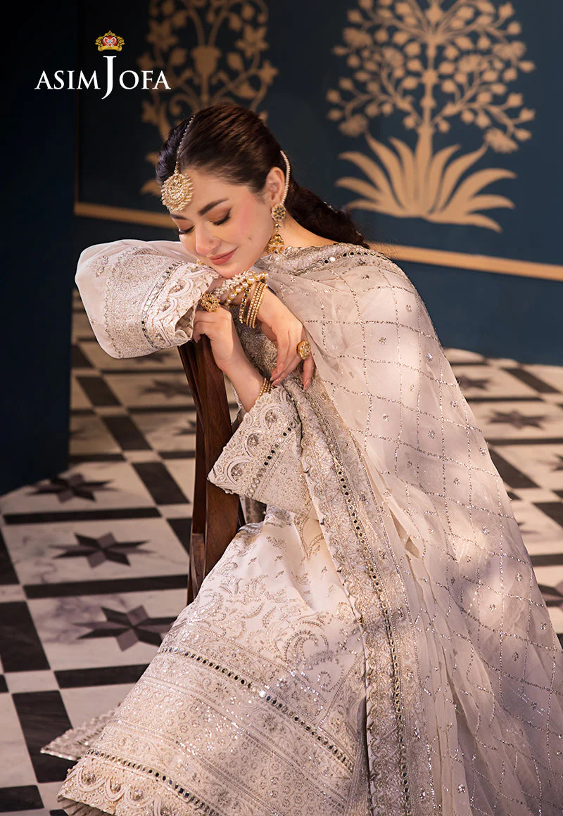 AJFID-08 EMBROIDERED LAWN STITCHED 3 PCS - Image 12
